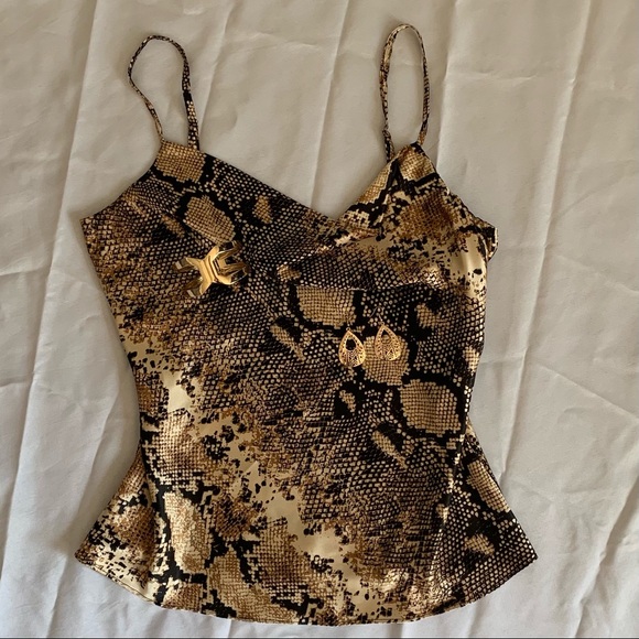 Veronica M Snakeprint Cowl Cami - Picture 2 of 2